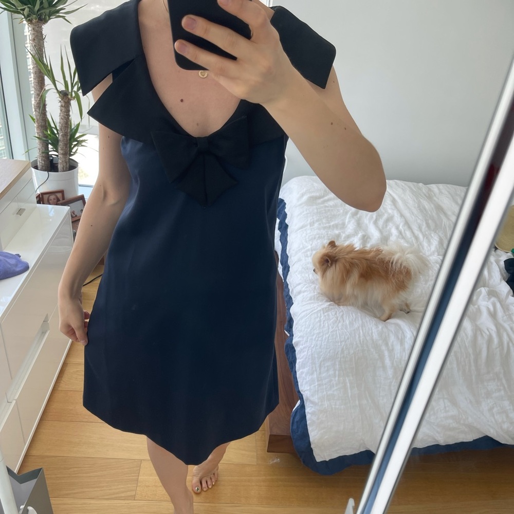 LIKE NEW Moschino Navy dress